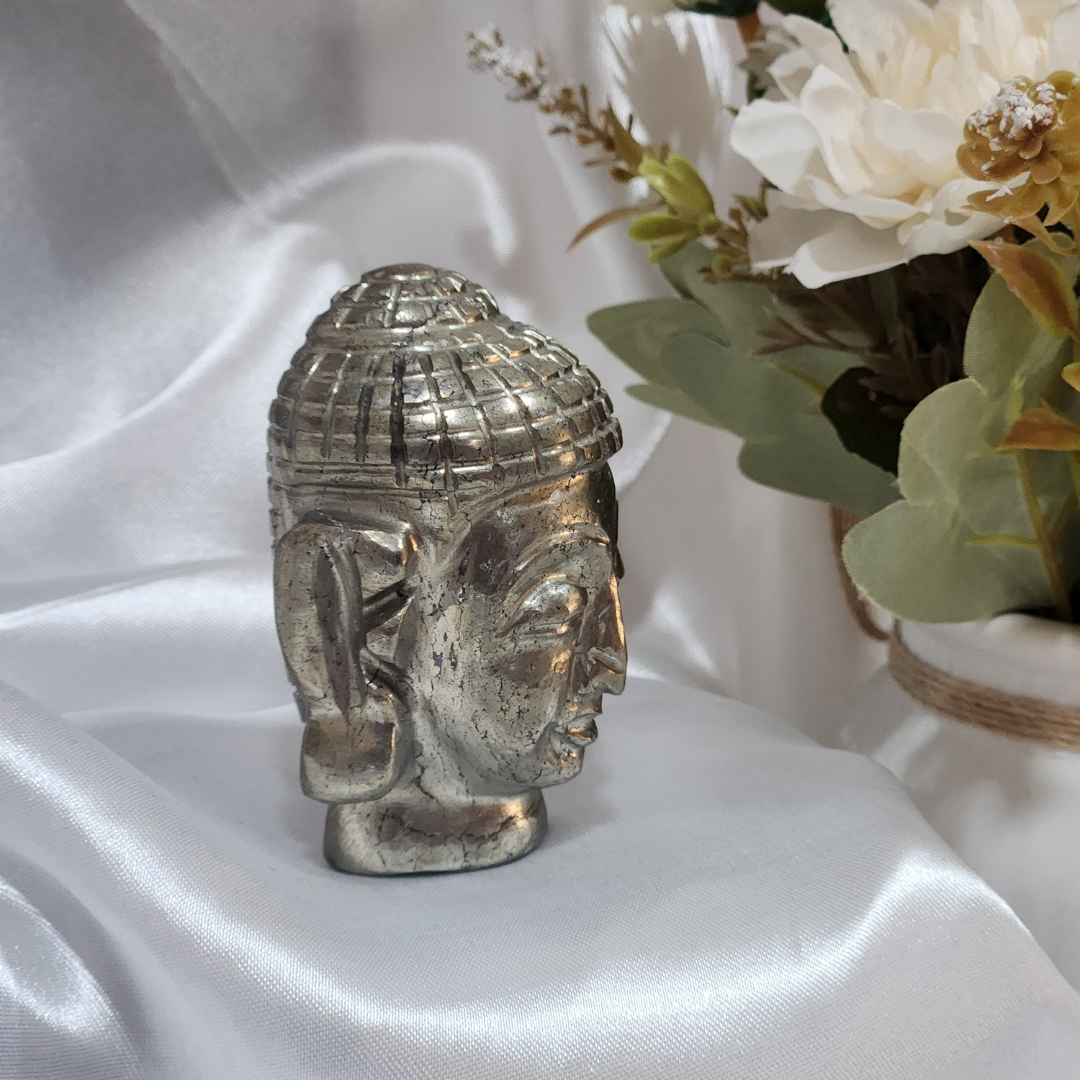 Pyrite Buddha Head