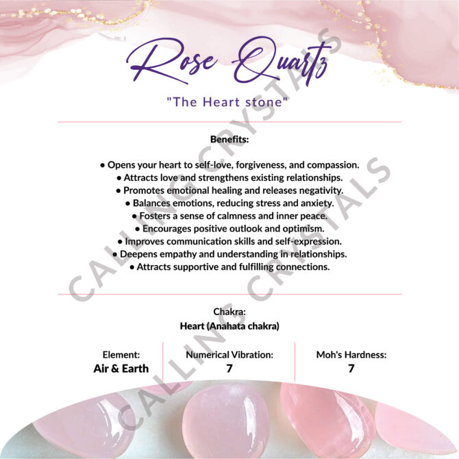 Rose Quartz Tumble Stones