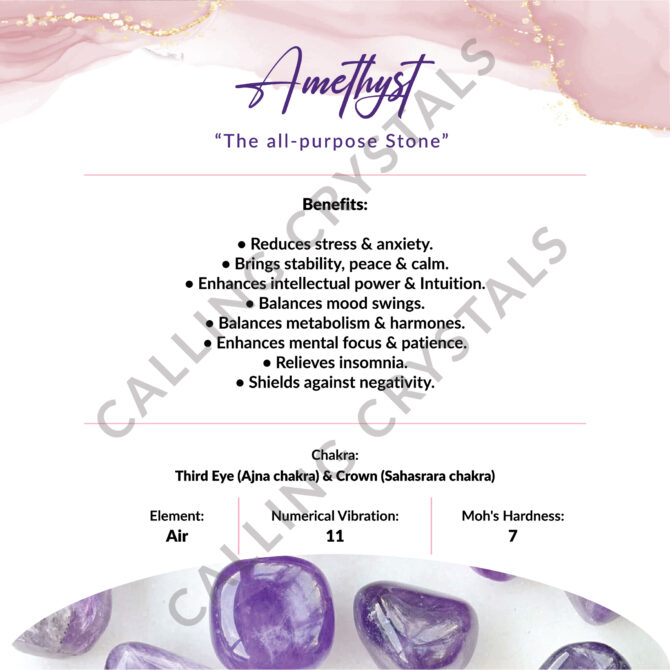Amethyst Crystal Diya
