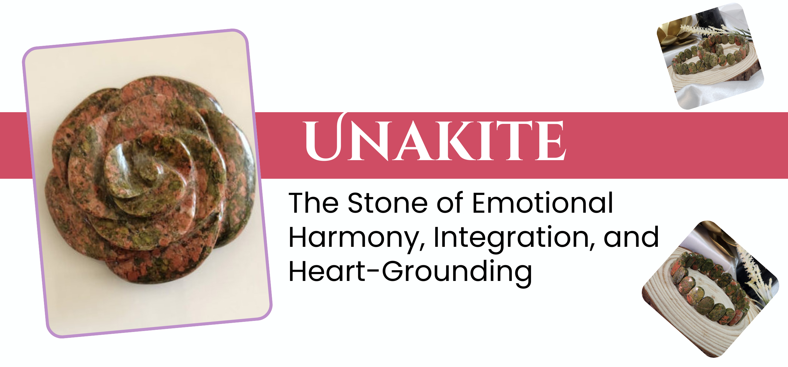 Unakite: The Stone of Emotional Harmony, Integration, and Heart-Grounding